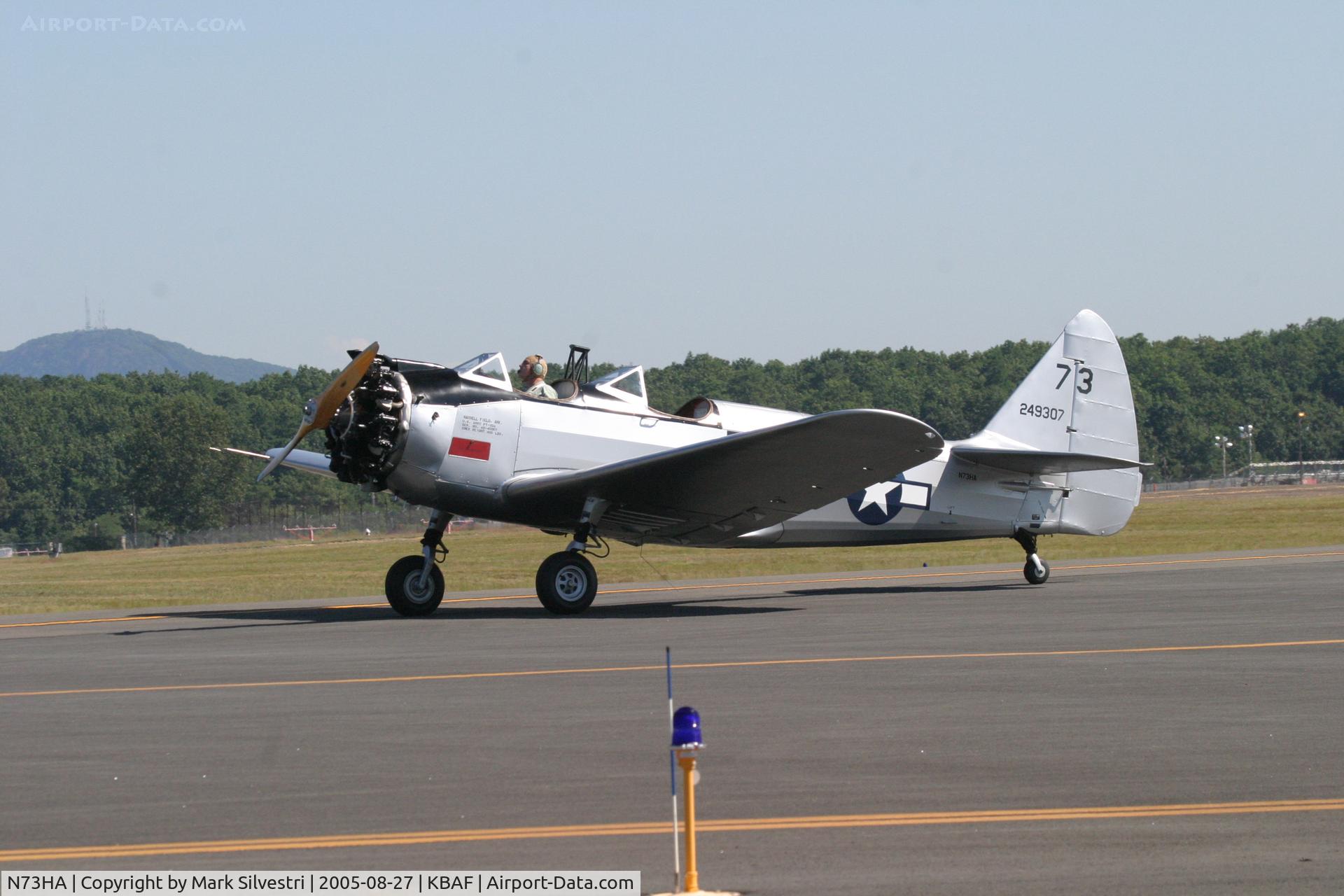 N73HA, 1943 Fairchild (Howard) PT-23A Cornell (M-62C) C/N 331HO, Barnes 2005