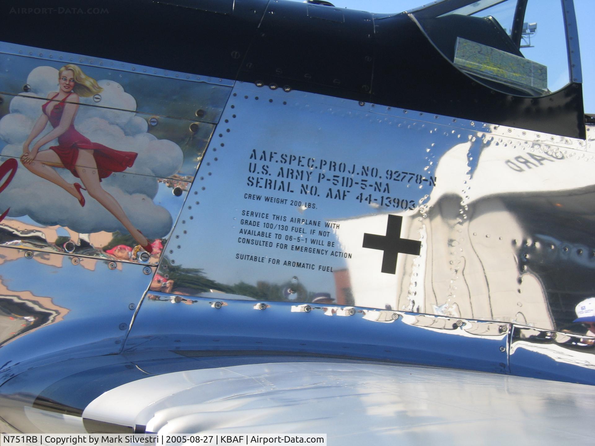 N751RB, 1944 North American P-51D Mustang C/N 44-13903JP, Barnes 2005