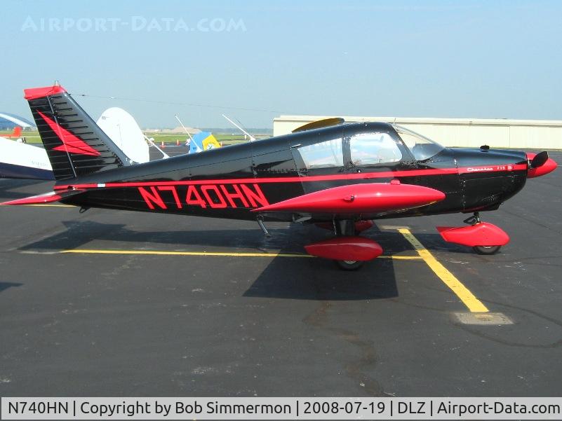 N740HN, 1967 Piper PA-28-235 Cherokee C/N 28-10887, On the ramp at Delaware, OH