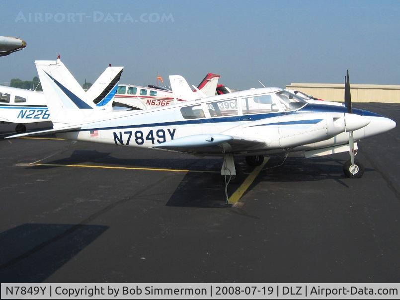 N7849Y, 1965 Piper PA-30 Twin Comanche C/N 30-929, On the ramp at Delaware, OH