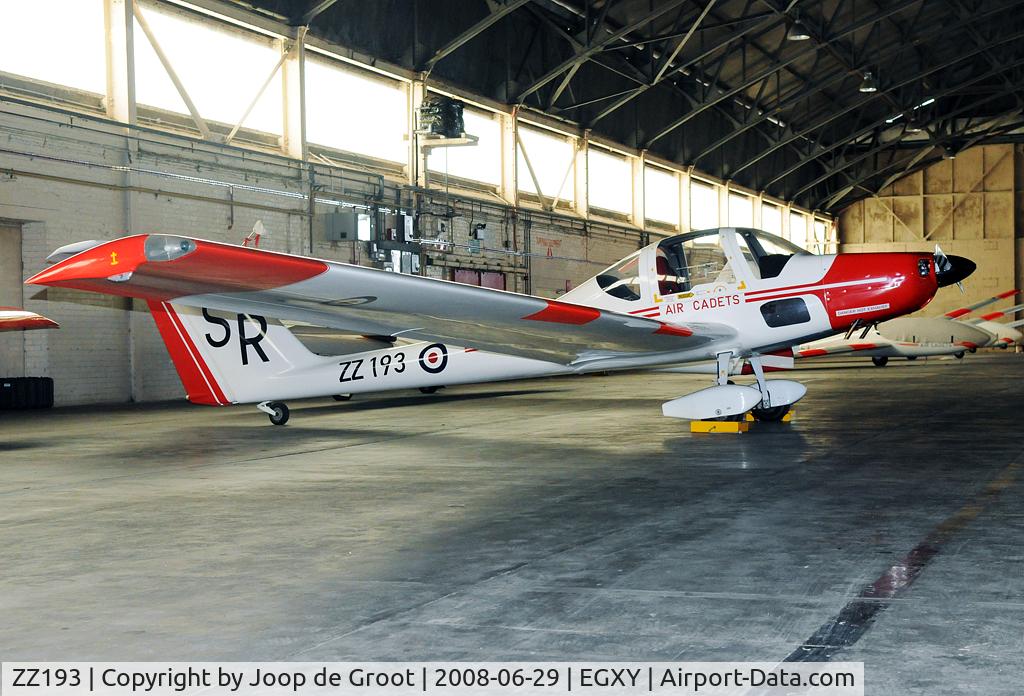 ZZ193, Grob G-109B Vigilant T1 C/N 6572, This Grob is one of the last delivered to the RAF. It was purchased on the civil market last year.
