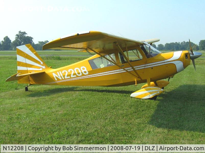 N12208, 1972 Bellanca 7KCAB Citabria C/N 300-72, In the grass at Delaware, OH