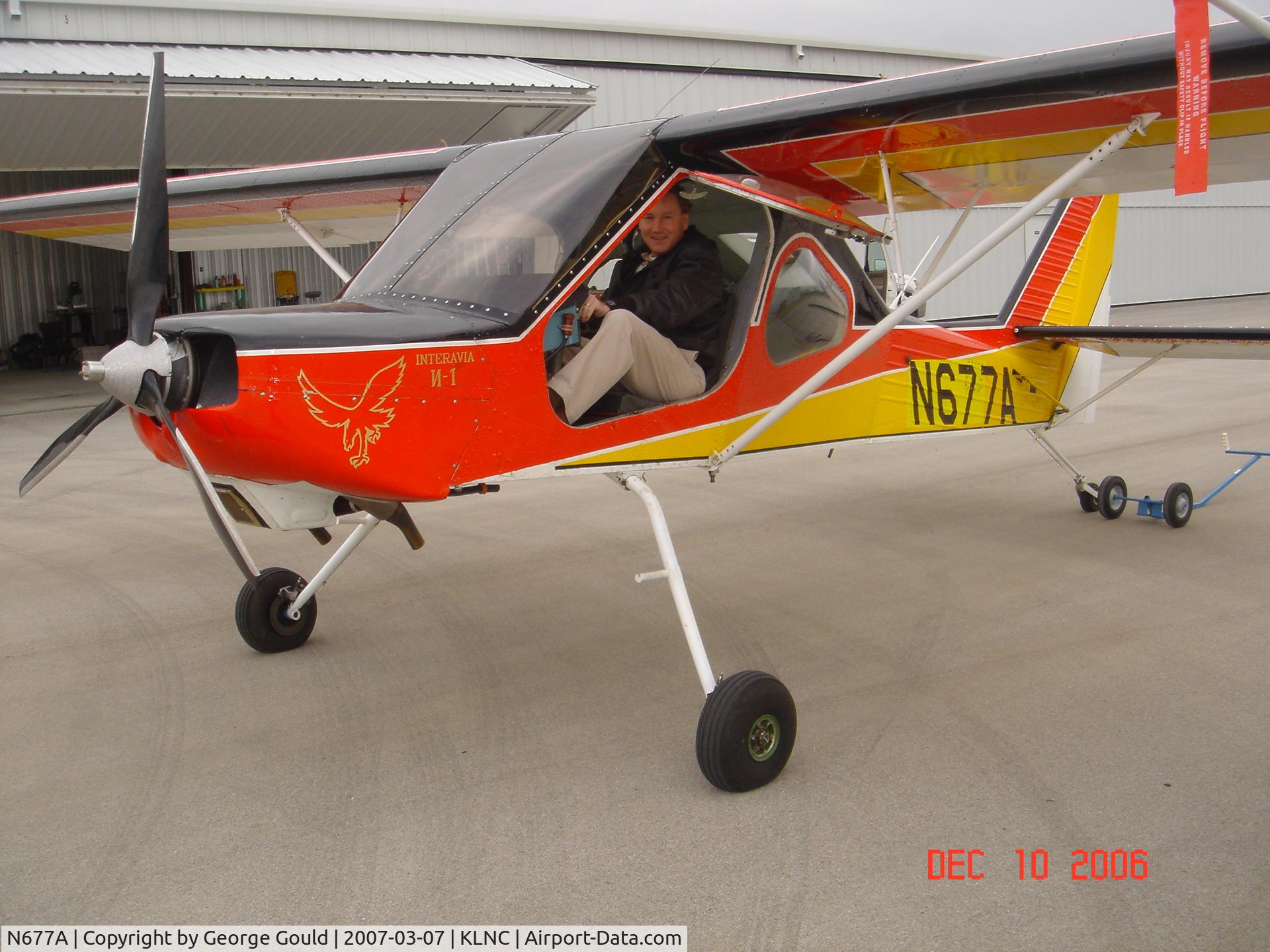 N677A, 1994 Interavia E-1L C/N 023, 0-320 150 hp Lycoming W/ 3blade composit prop