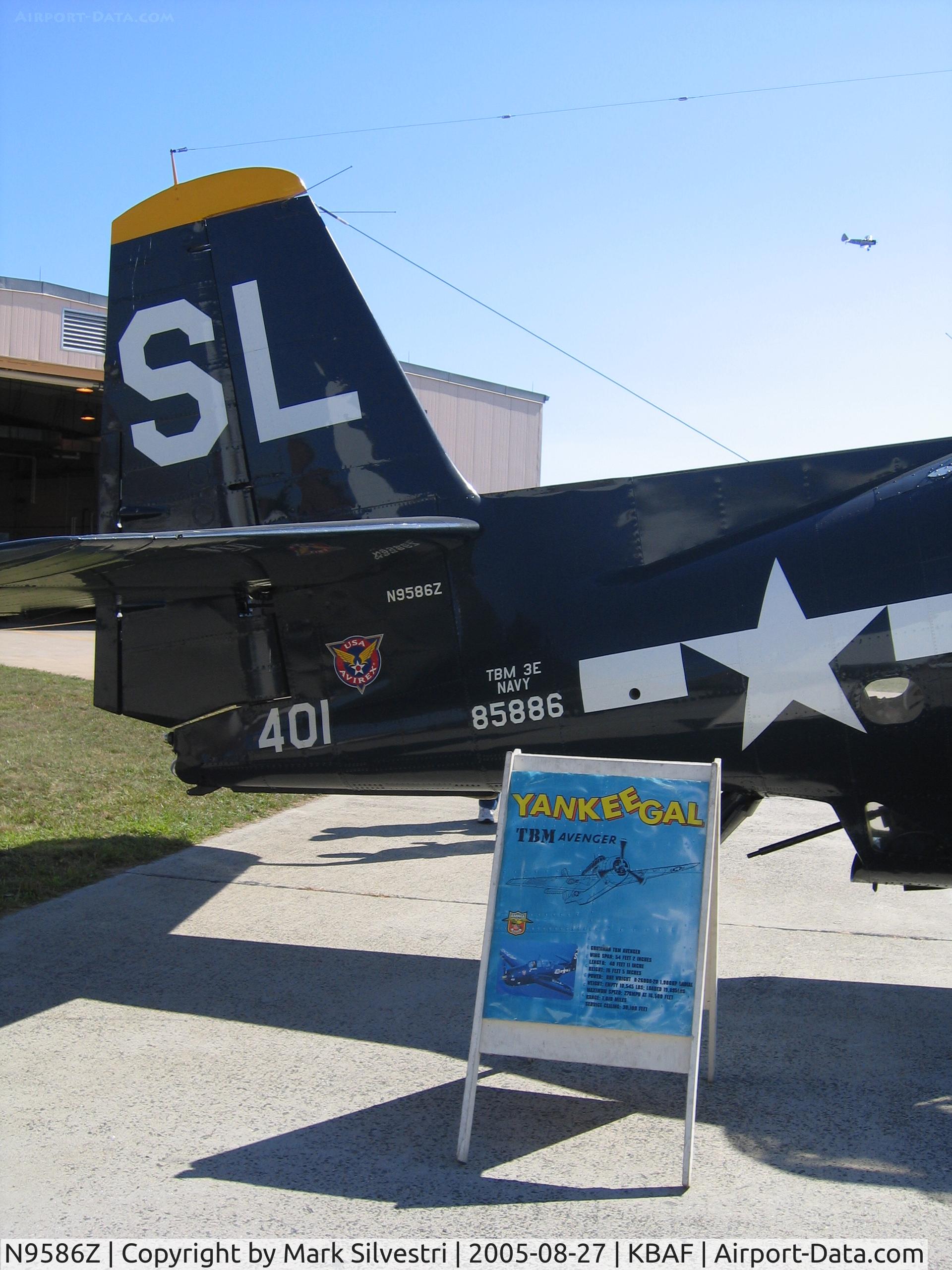 N9586Z, 1945 Grumman TBM-3E Avenger C/N 85886, Barnes 2005