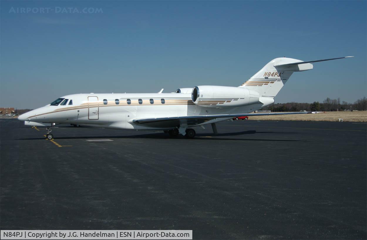 N84PJ, 1998 Cessna 750 Citation X C/N 750-0048, On ramp at Easton MD