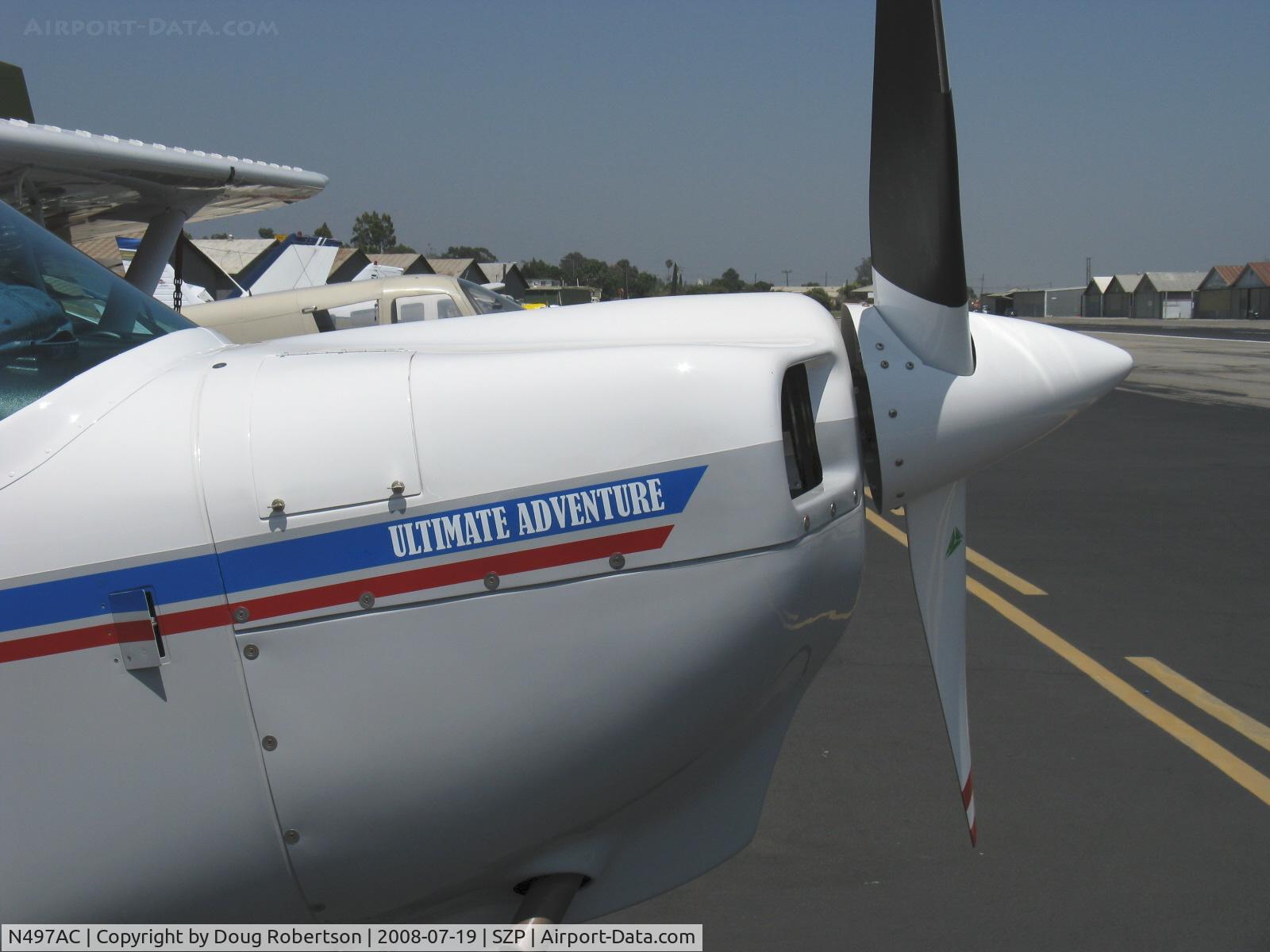 N497AC, 2005 American Champion 7GCAA Citabria C/N 497-2005, 2005 American Champion 7GCAA ADVENTURE, Superior O-360 180 Hp upgrade, 'Ultimate Adventure'