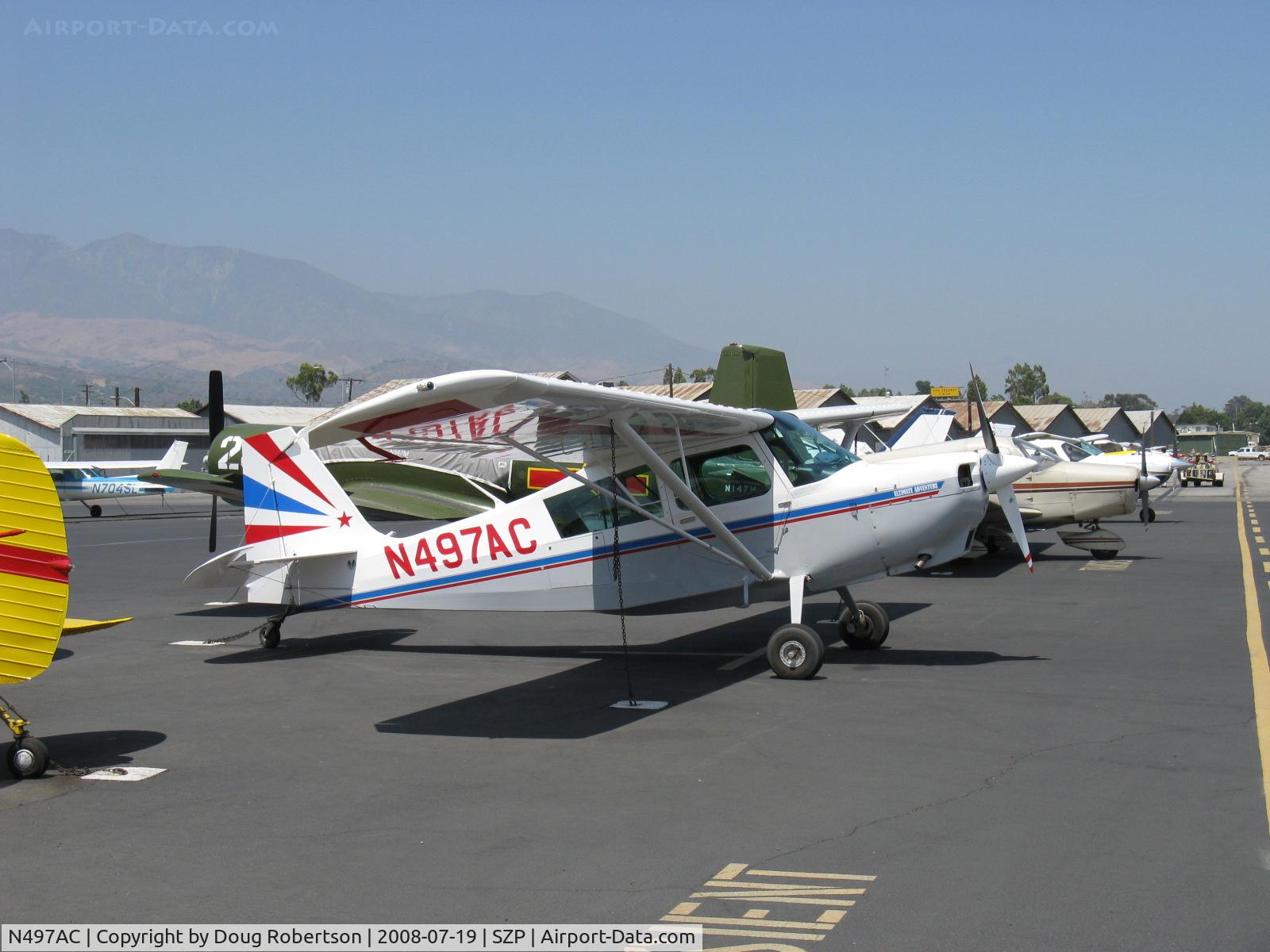 N497AC, 2005 American Champion 7GCAA Citabria C/N 497-2005, 2005 American Champion 7GCAA ADVENTURE, Superior O-360 180 Hp upgrade
