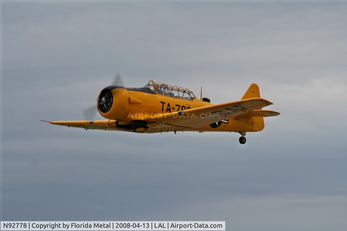 N92778, North American AT-6G Texan C/N 182-486 (51-14799), North American AT-6G