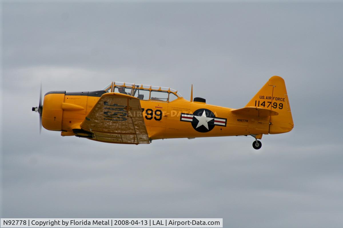 N92778, North American AT-6G Texan C/N 182-486 (51-14799), North American AT-6G