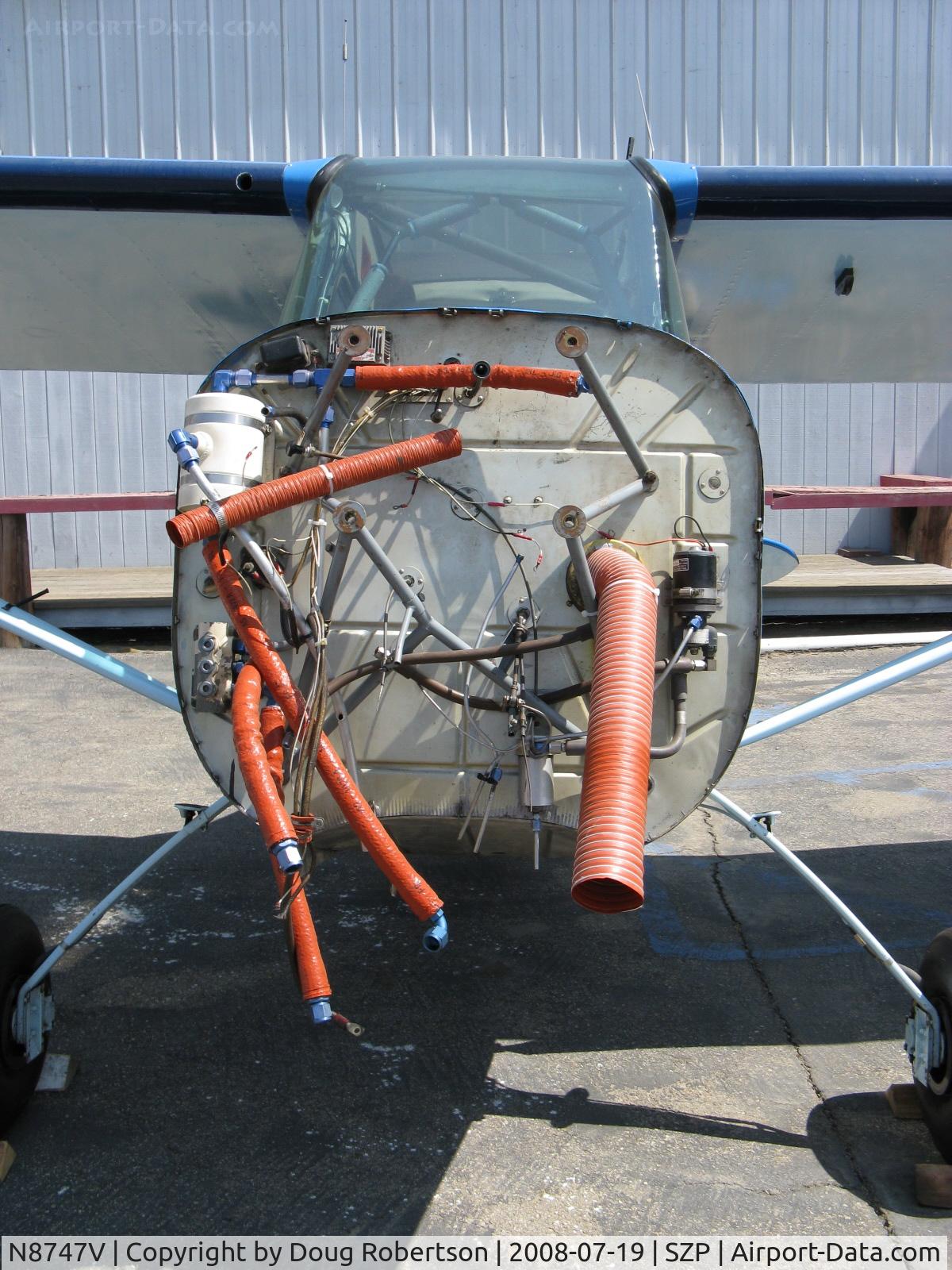 N8747V, 1975 Bellanca 7KCAB Citabria C/N 530-75, 1975 Bellanca 7KCAB CITABRIA, Lycoming IO-320-E2A 150 Hp, firewall, engine removed for maintenance