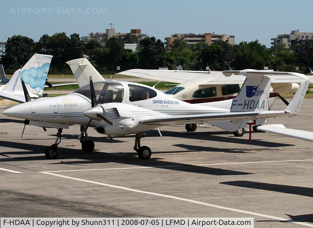 F-HDAA, Diamond DA-42 Twin Star C/N 42.094, Parked here and waiting a new flight...
