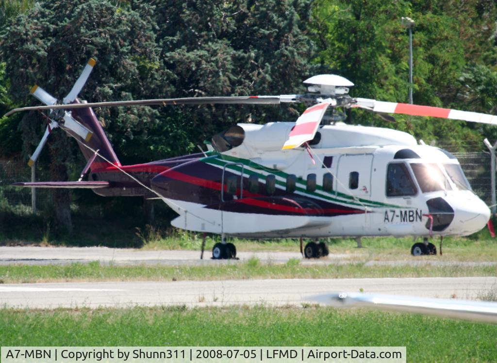 A7-MBN, 2006 Sikorsky S-92 Helibus C/N 920053, Parked here...