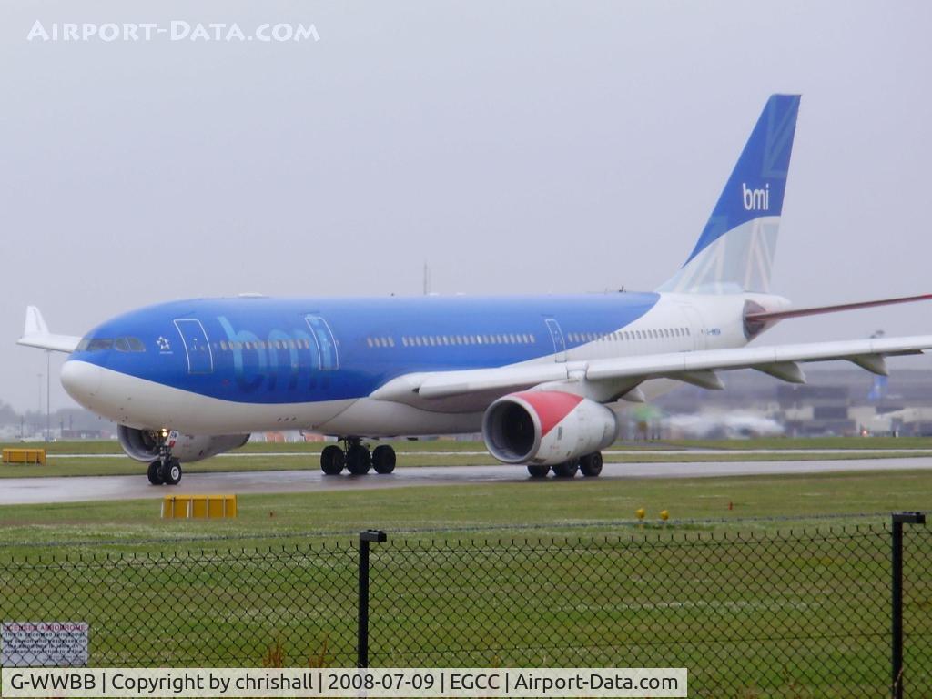 G-WWBB, 2001 Airbus A330-243 C/N 404, departing from 23R