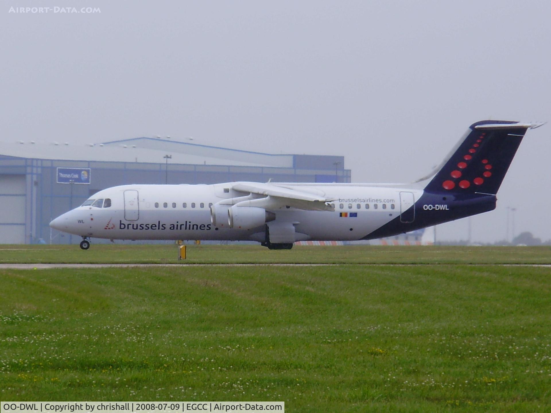 OO-DWL, 1999 British Aerospace Avro 146-RJ100 C/N E3361, Brussels Airlines