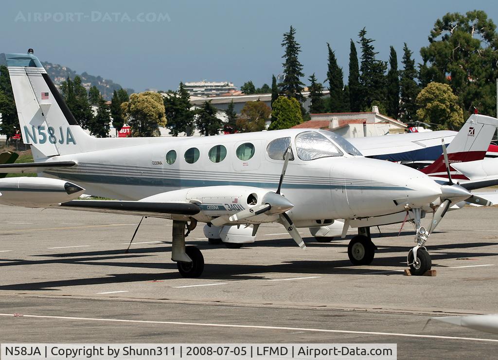 N58JA, 1975 Cessna 340 C/N 3400521, Parked here and waiting a new flight...