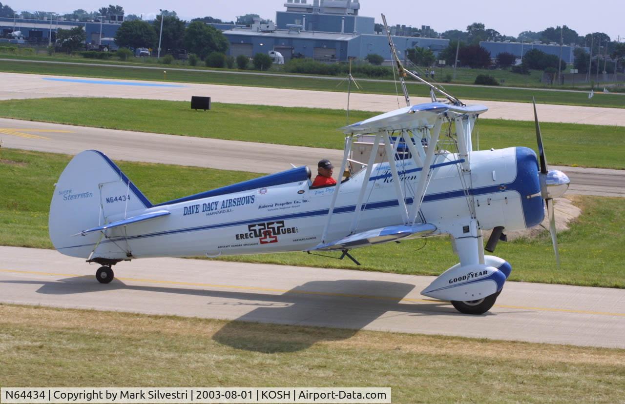 N64434, 1943 Boeing B75N1 C/N 75-7979, Oshkosh 2003