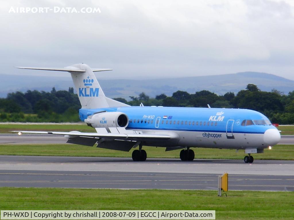 PH-WXD, 1995 Fokker 70 (F-28-0070) C/N 11563, KLM Cityhopper