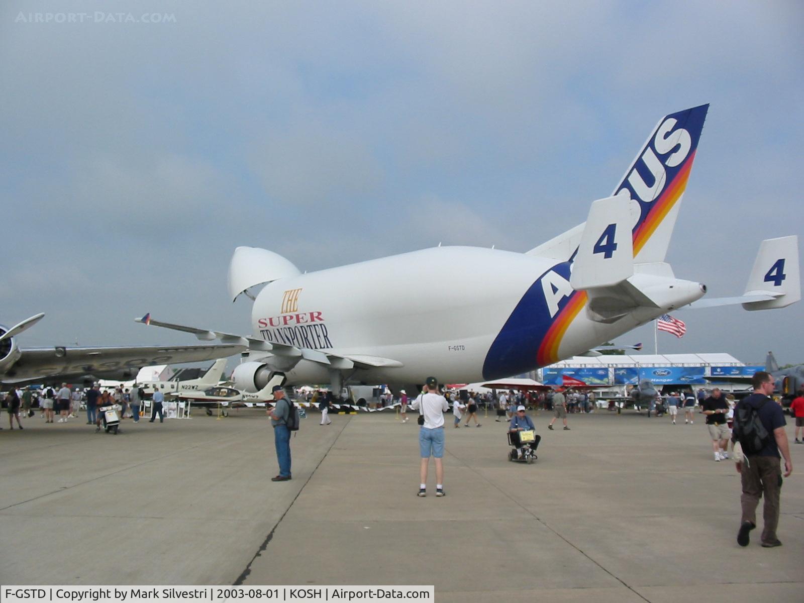 F-GSTD, 1998 Airbus A300B4-608ST Beluga C/N 776, Oshkosh 2003