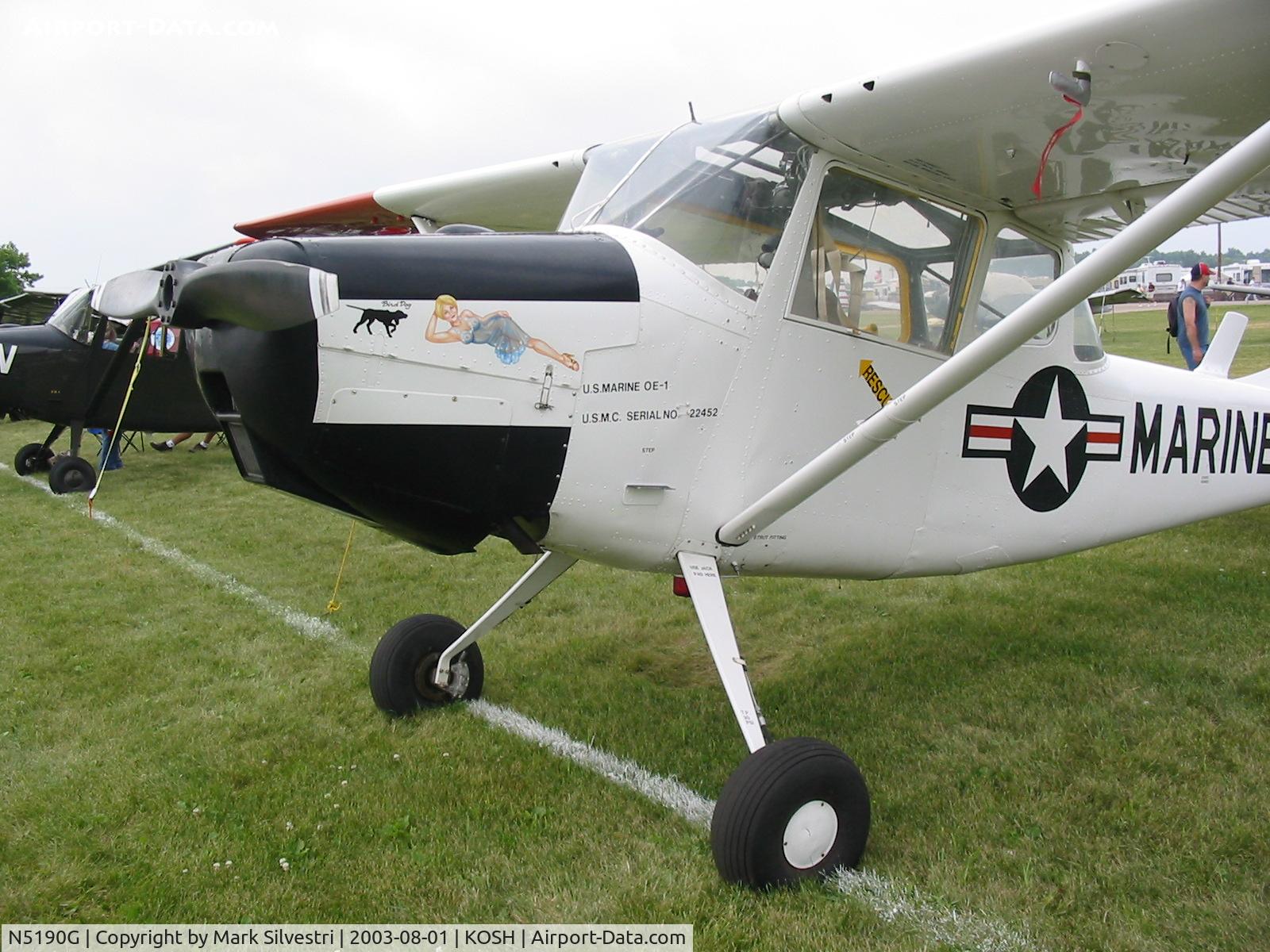 N5190G, 1951 Cessna 305A C/N 22452, Oshkosh 2003