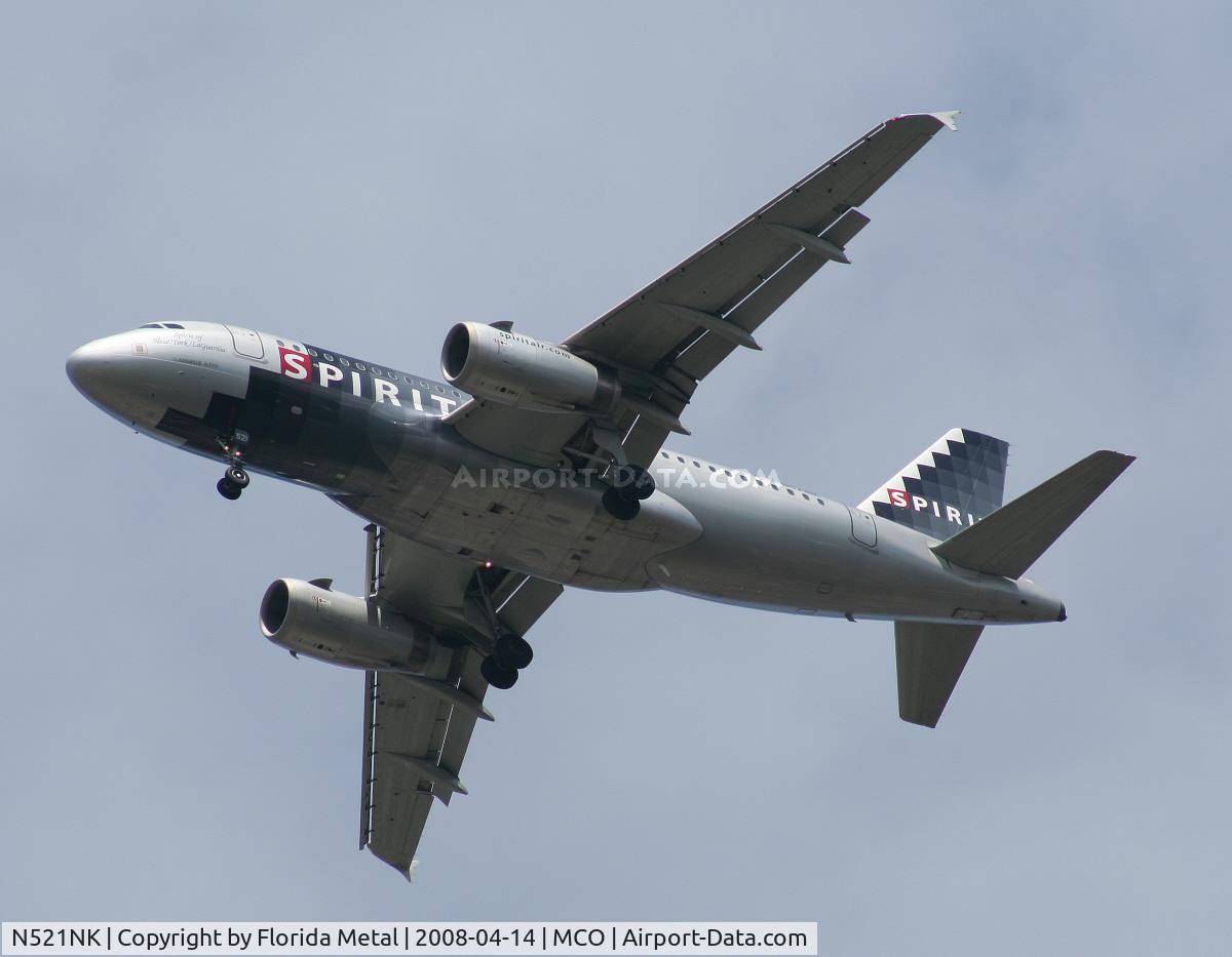 N521NK, 2006 Airbus A319-132 C/N 2797, Spirit A319