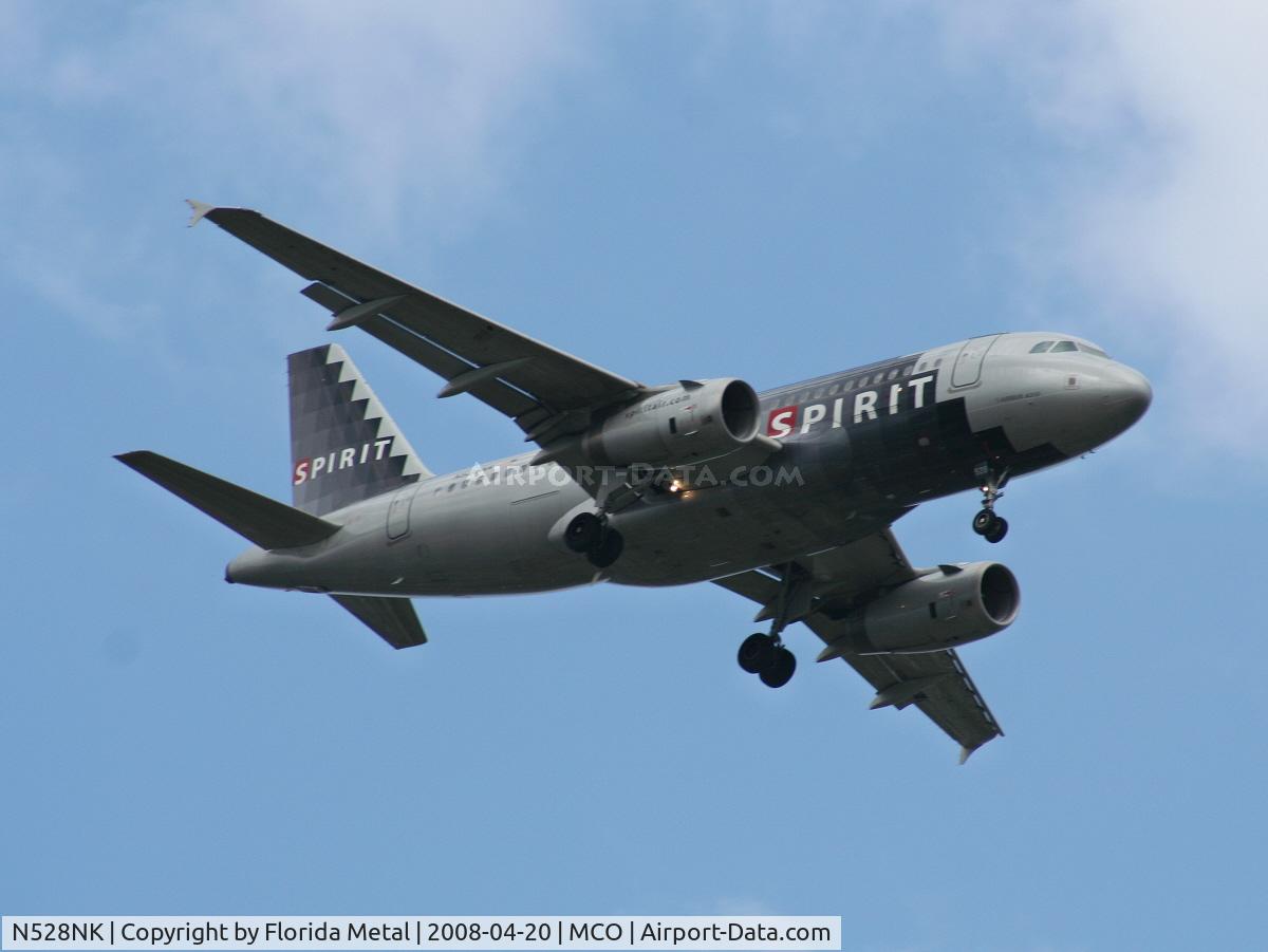 N528NK, 2007 Airbus A319-132 C/N 2983, Spirit A319