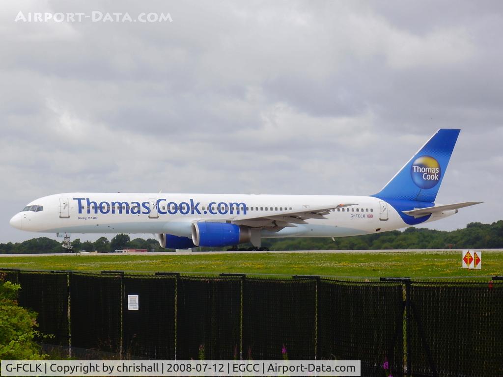 G-FCLK, 1993 Boeing 757-2Y0 C/N 26161, Thomas Cook