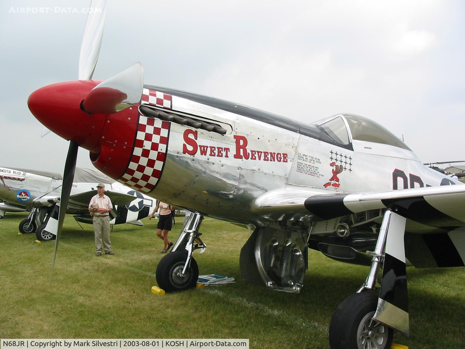 N68JR, 1944 North American P-51D Mustang C/N 44-72051, Oshkosh 2003