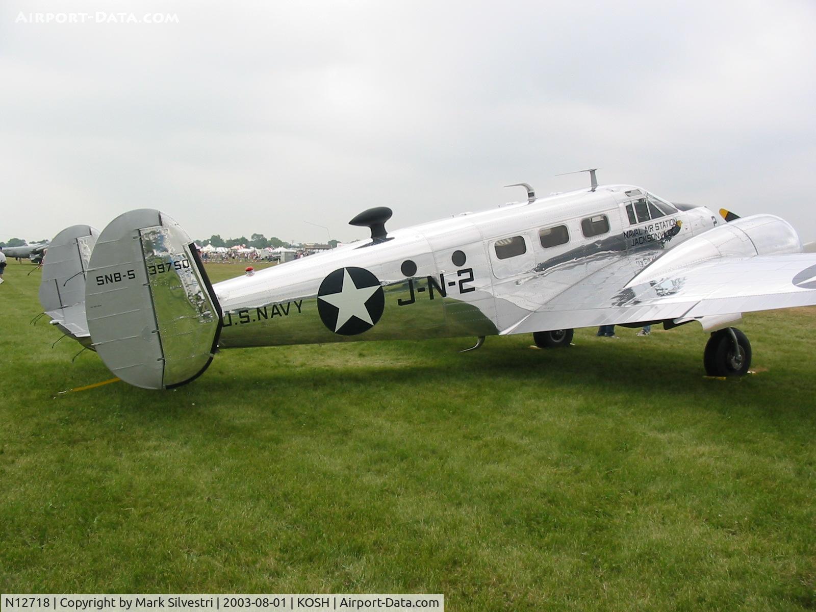 N12718, 1942 Beech UC-45J Expeditor C/N 39750, Oshkosh 2003