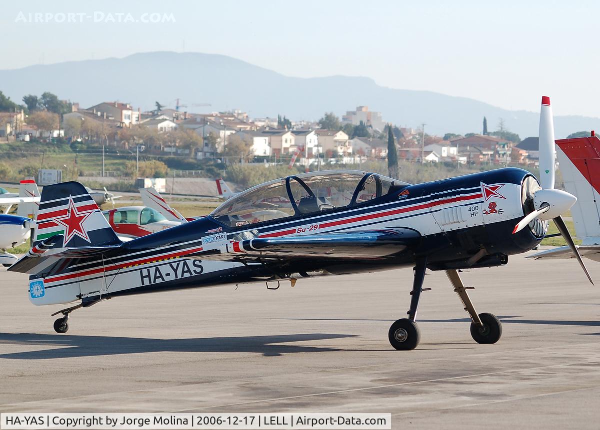 HA-YAS, Sukhoi Su-29 C/N Not found RA-3351K, Parked on Sabadell platform.