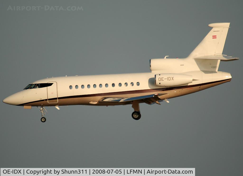 OE-IDX, 2006 Dassault Falcon 900DX C/N 604, Landing rwy 05L