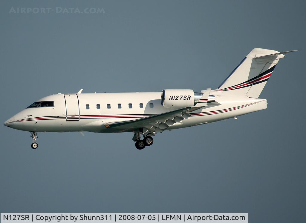 N127SR, 1997 Bombardier Challenger 604 (CL-600-2B16) C/N 5358, Landing rwy 05L