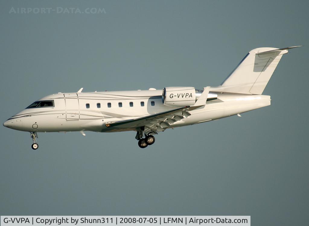 G-VVPA, 2005 Bombardier Challenger 604 (CL-600-2B16) C/N 5612, Landing rwy 05L