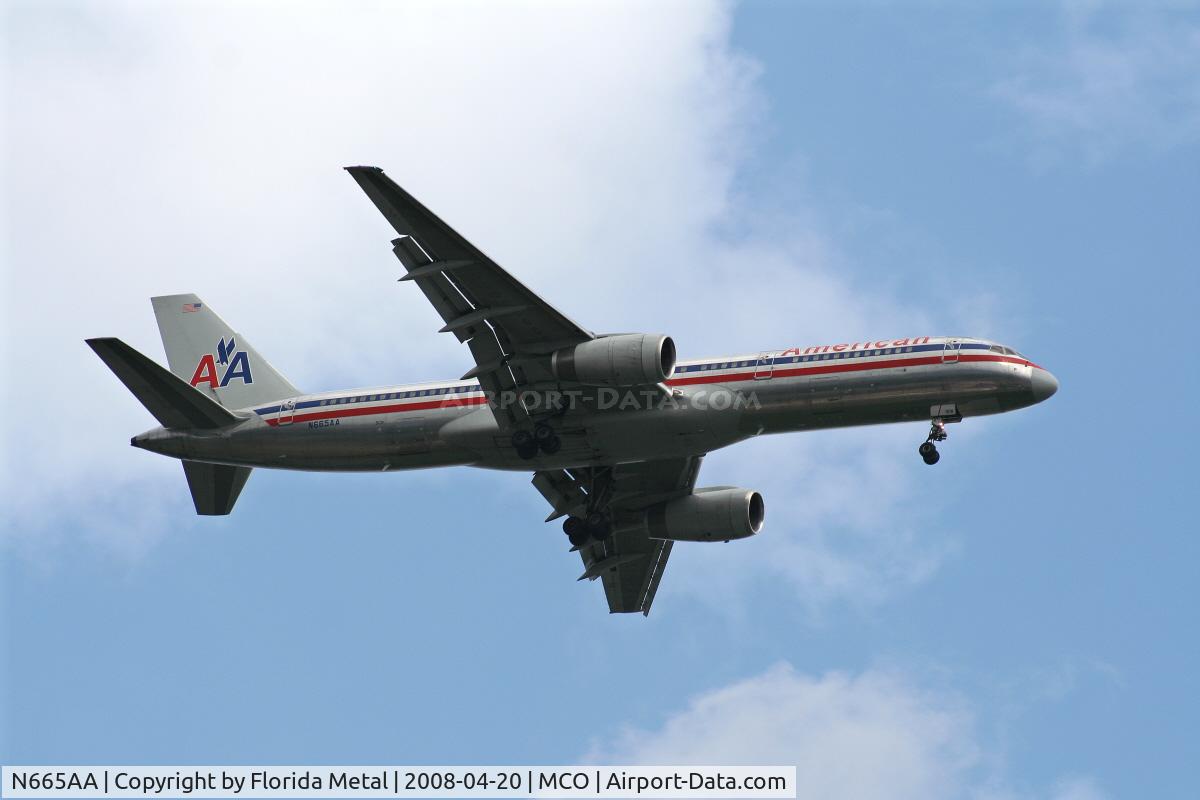N665AA, 1992 Boeing 757-223 C/N 25299, American 757