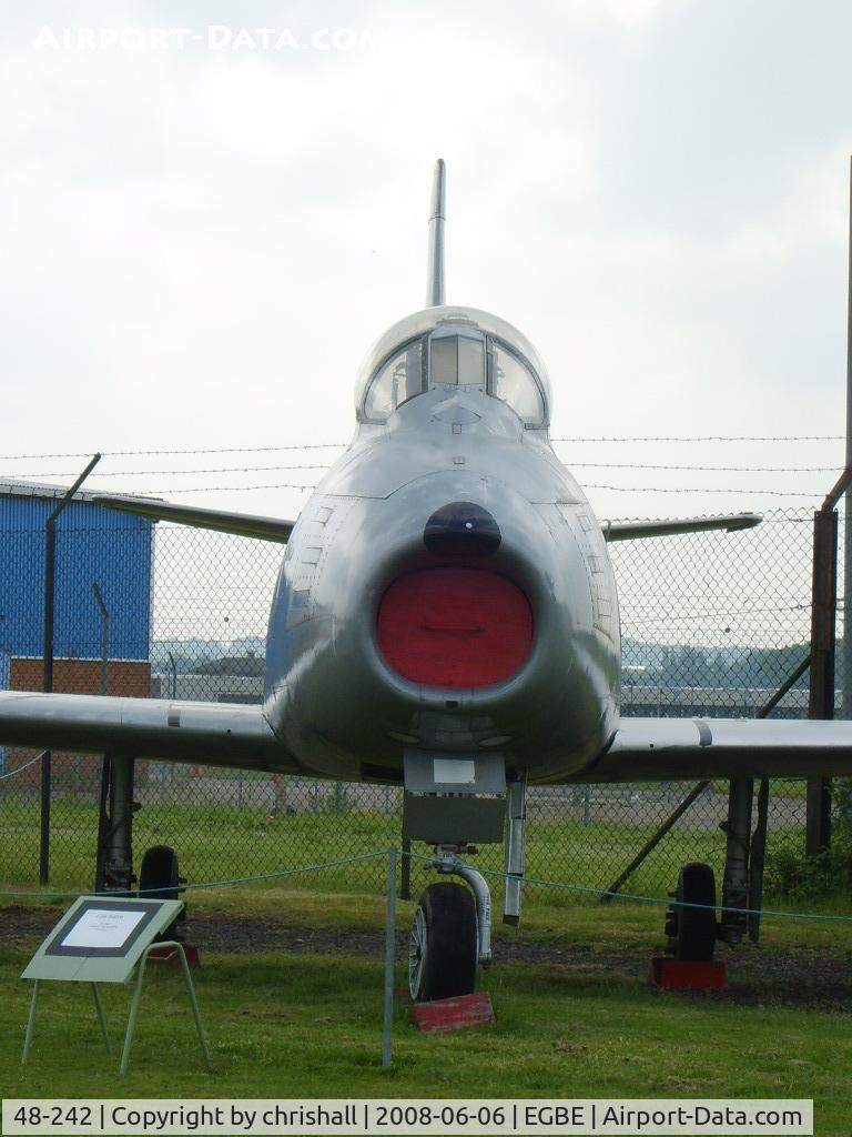 48-242, North American F-86A-5-NA Sabre C/N 151-43611, North American F-86A Sabre on loan from the IWM Duxford