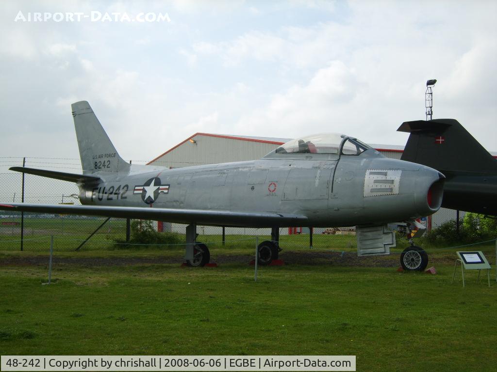48-242, North American F-86A-5-NA Sabre C/N 151-43611, North American F-86A Sabre on loan from the IWM Duxford