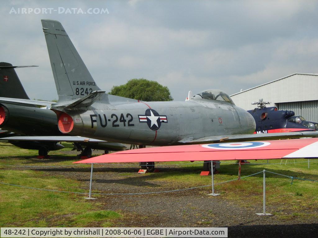 48-242, North American F-86A-5-NA Sabre C/N 151-43611, North American F-86A Sabre on loan from the IWM Duxford