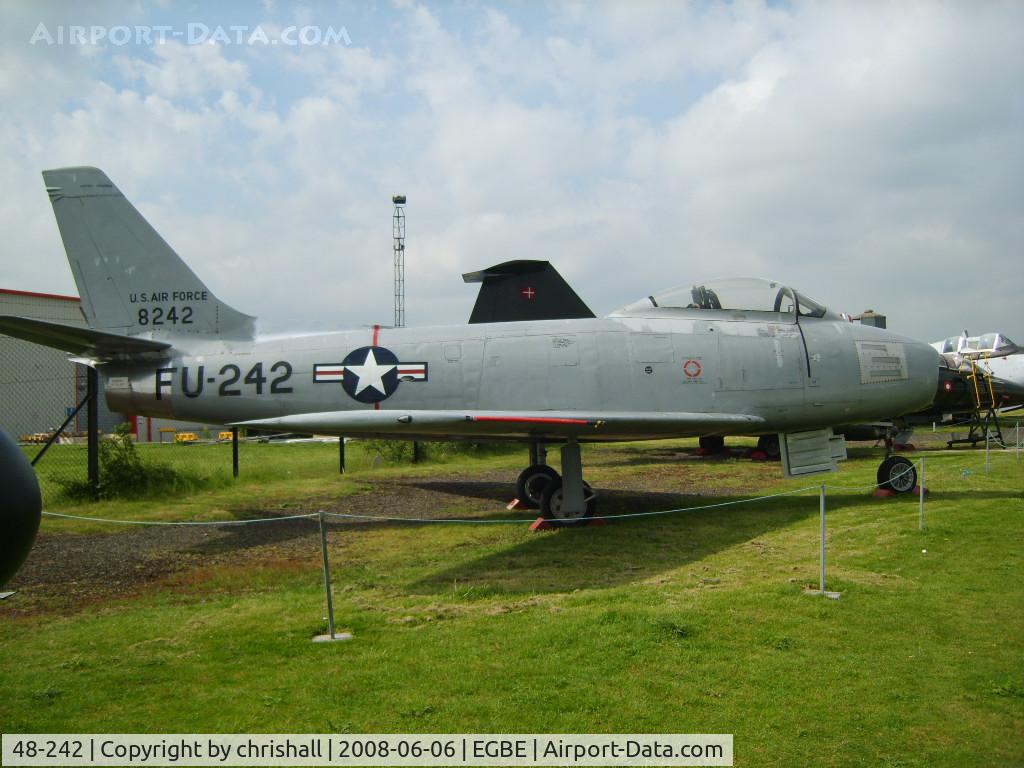 48-242, North American F-86A-5-NA Sabre C/N 151-43611, North American F-86A Sabre on loan from the IWM Duxford