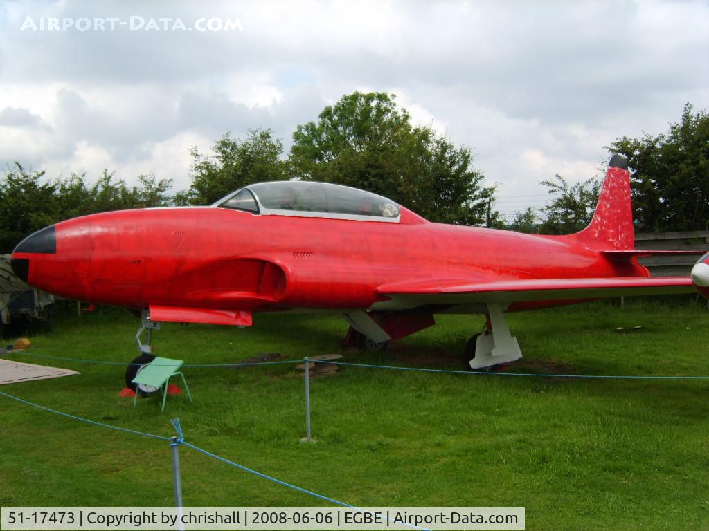51-17473, 1951 Lockheed T-33A Shooting Star C/N 580-7367, Lockheed T-33A with a poor paint job