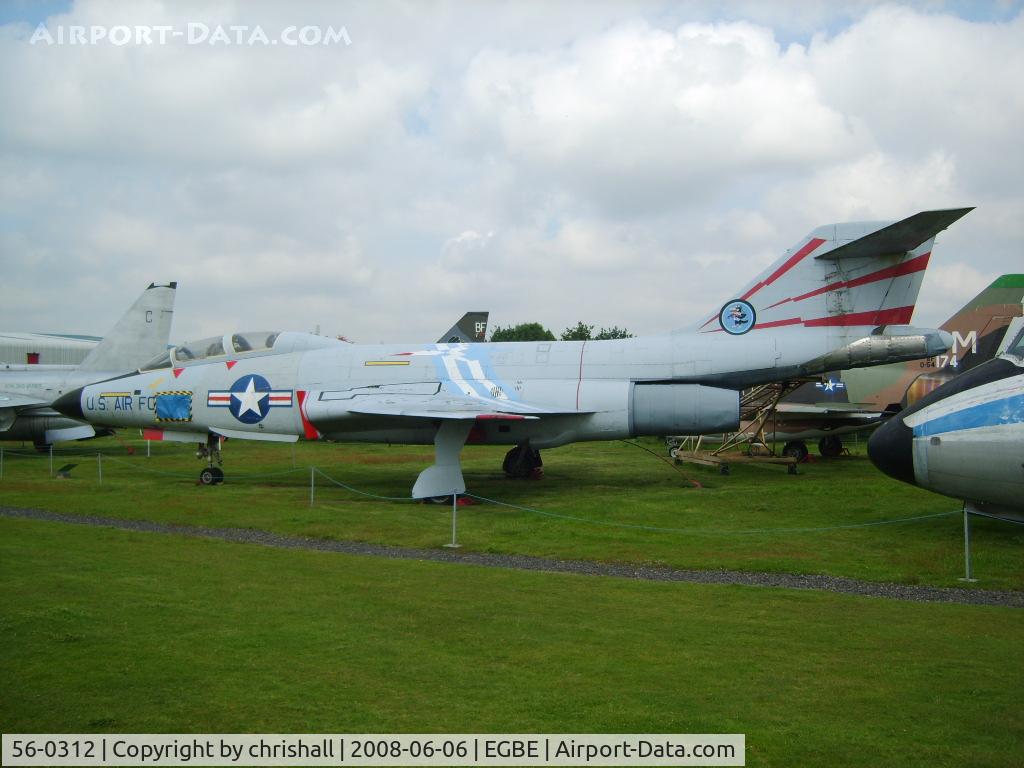56-0312, 1956 McDonnell F-101B Voodoo C/N 408, McDonnell F-101F Voodoo (cn 408)