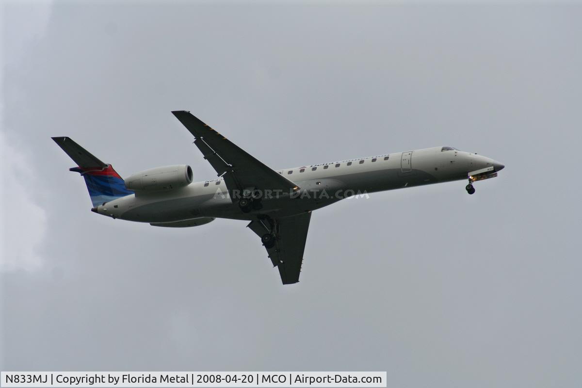 N833MJ, 2000 Embraer EMB-145LR C/N 145327, Freedom Airlnes Embraer 145
