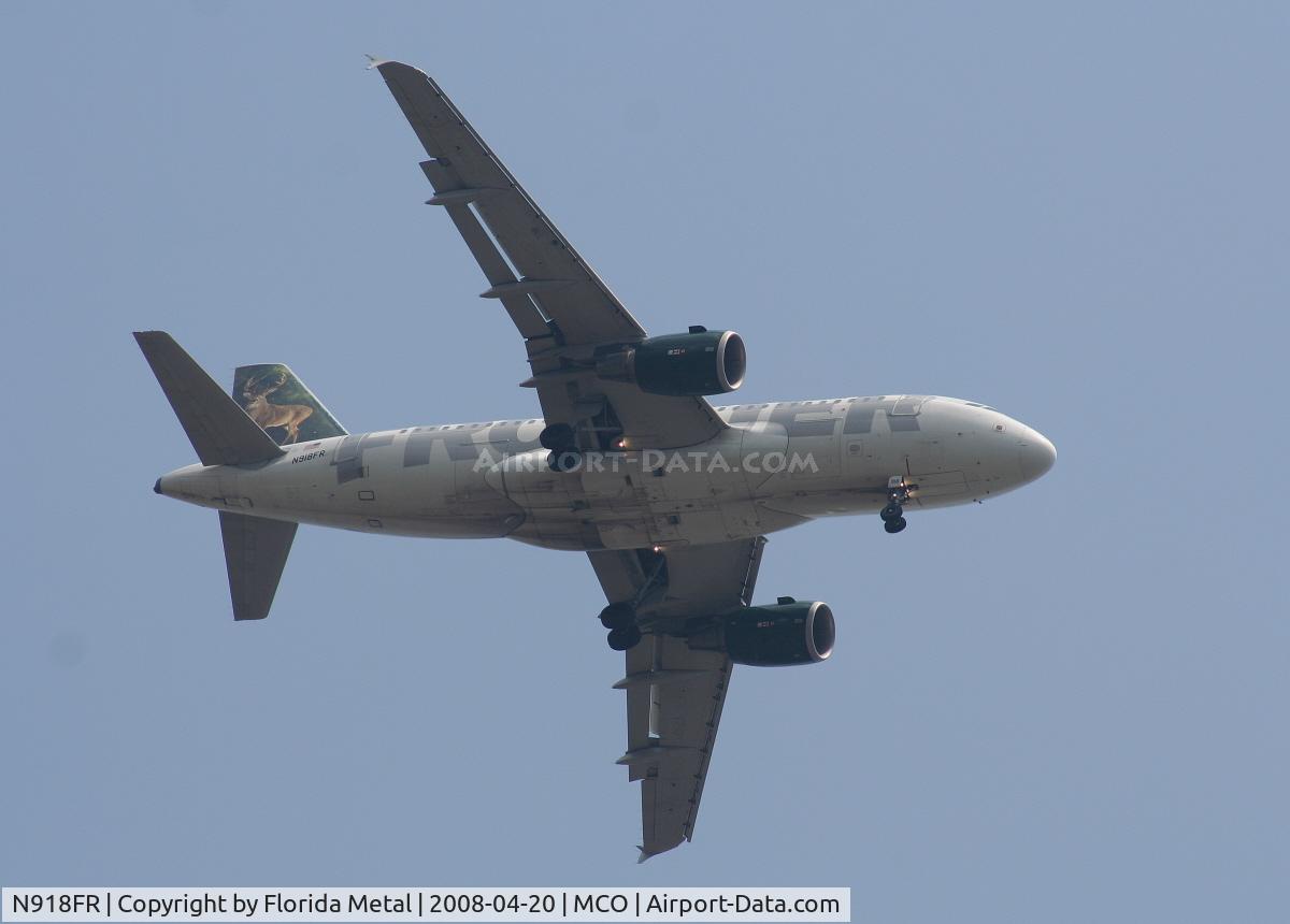 N918FR, 2003 Airbus A319-111 C/N 1943, Frontier's 