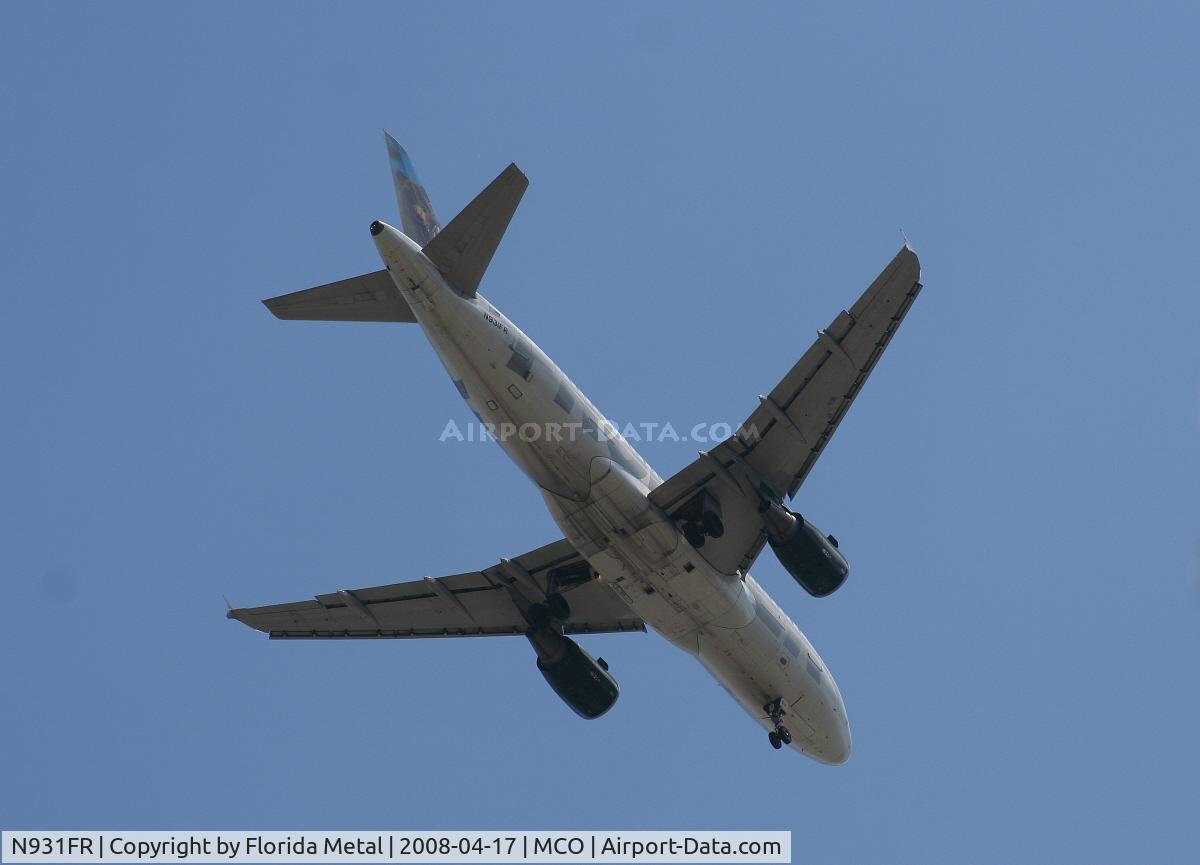 N931FR, 2004 Airbus A319-111 C/N 2253, Jo Jo Black Bear Cub