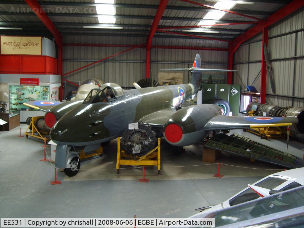 EE531, 1944 Gloster Meteor F.4 C/N Not found EE531, RAF Gloster Meteor F4
