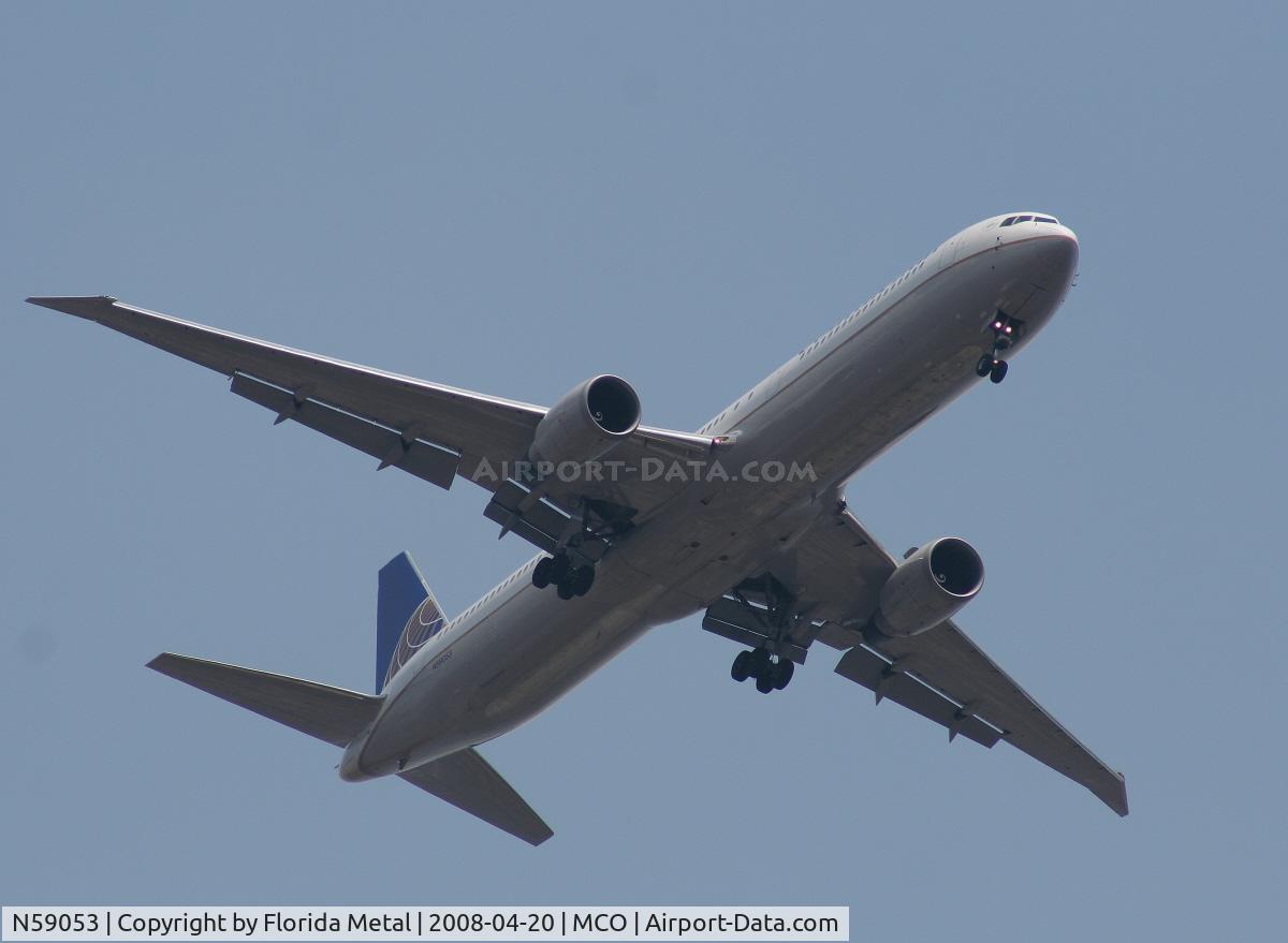 N59053, 2000 Boeing 767-424/ER C/N 29448, Continental 767-400 arriving from IAH
