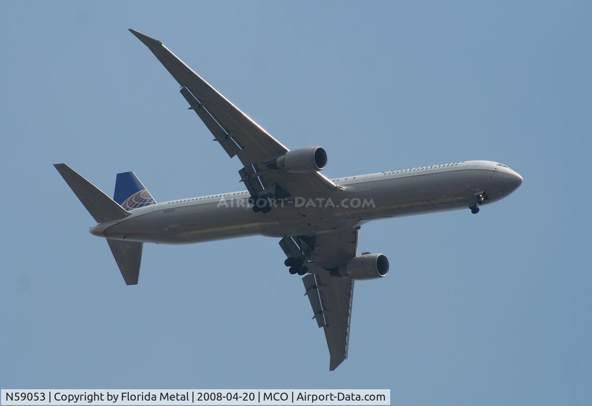 N59053, 2000 Boeing 767-424/ER C/N 29448, Continental 767-400 arriving from IAH