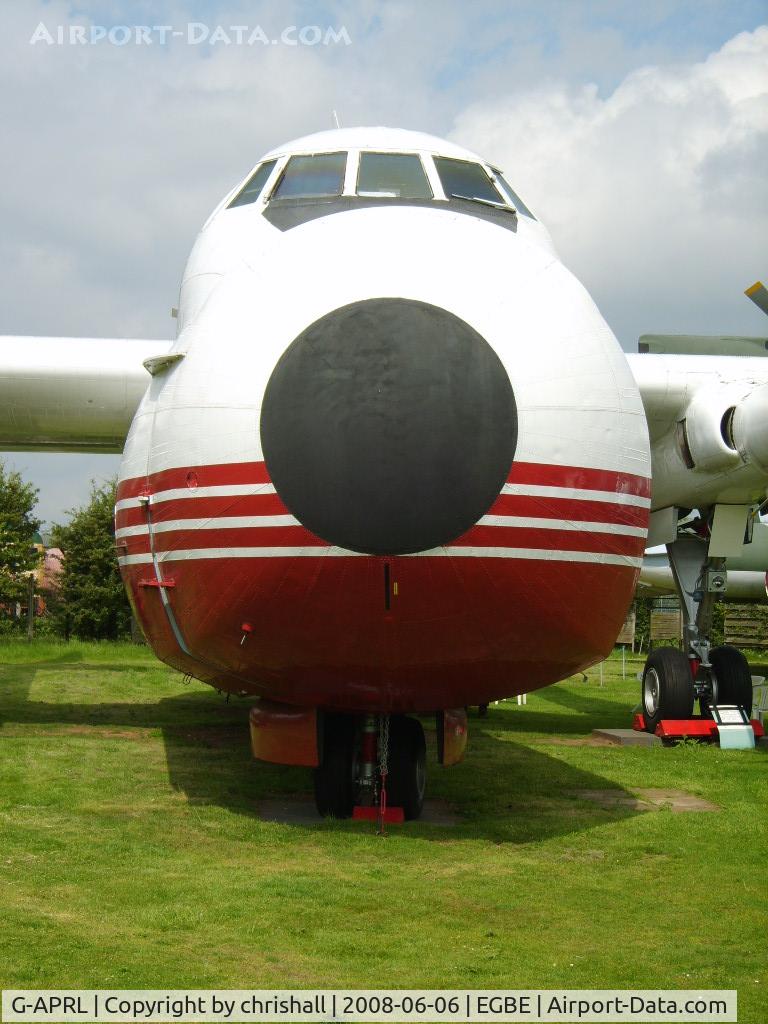 G-APRL, 1959 Armstrong Whitworth AW650 Argosy 101 C/N 6652, Ex DHL/Elan Air Cargo