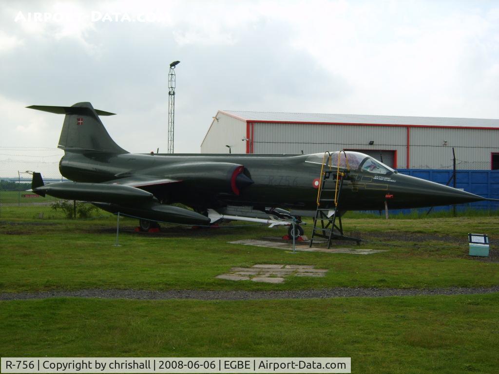 R-756, 1964 Lockheed F-104G Starfighter C/N 683D-6101, Danish Air Force Canadair F-104G Starfighter (CL-90)(cn 683D-6101)