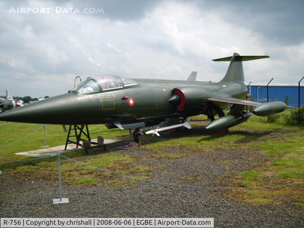 R-756, 1964 Lockheed F-104G Starfighter C/N 683D-6101, Danish Air Force Canadair F-104G Starfighter (CL-90)(cn 683D-6101)