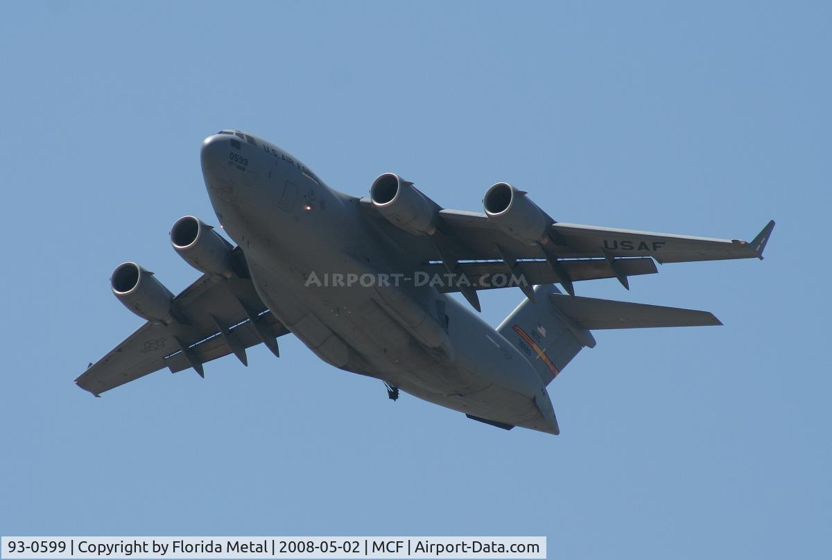 93-0599, 1993 McDonnell Douglas C-17A Globemaster III C/N P-15, C-17