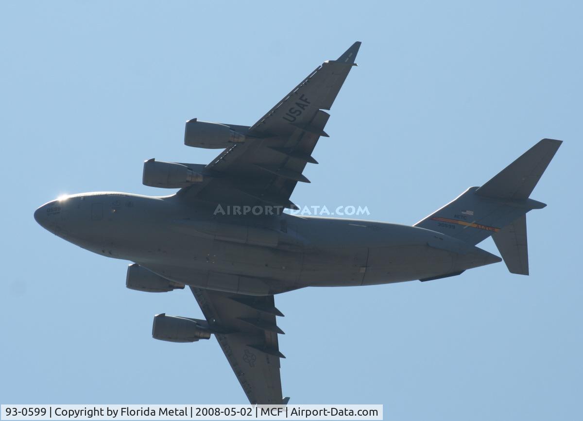 93-0599, 1993 McDonnell Douglas C-17A Globemaster III C/N P-15, C-17